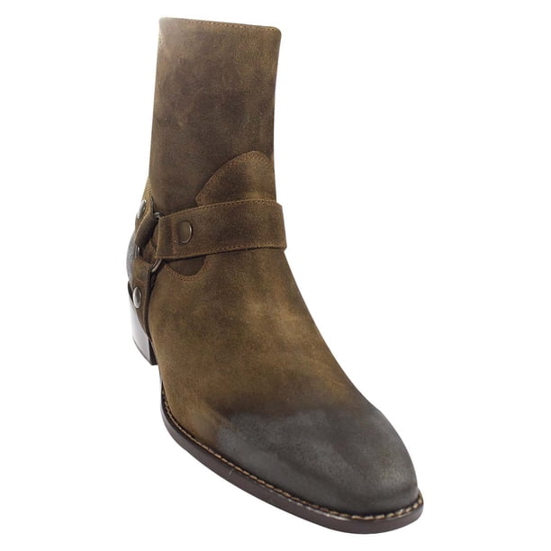 BOTA VESTIR LEON HOMBRE CAFE GAMUZA 857 LEON 857p