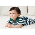 thumbnail image 6 of Baby Bodysuit Summer Outfit Base Onesie Pajamas Thin Striped Romper Baby Boy's Clothing 10-12 Months, 6 of 7