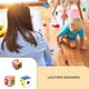 thumbnail image 2 of Ounissouiy Juguetes cuadrados ligeros para niños, dados de puntos impermeables, exquisitos dados de algodón para jugar, superficie lisa para la Juguetes Educativos Carta, 2 of 6