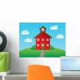 thumbnail image 1 of Schoolhouse Wall Mural Decal Sticker, Wallmonkeys Peel & Stick Vinyl Graphic (18 in W x 14 in H), 1 of 4
