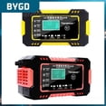 thumbnail image 1 of Universal Charger Motorcycle Car Battery Charger Smart Portable Repair Type Lead-acid Storage Charge Car Accessories 12v 6aUK redChina He Qiyong unisex, 1 of 1