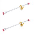thumbnail image 1 of 2Pc 20 Inch Airless Sprayer Paint Tool Extension Pole 50cm with Tip Guard Nozzle,2 * Sprayer Paint gun Extension Pole,Yellow & silver, 1 of 8