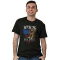 thumbnail image 3 of Wyoming Born and Bred Western Cowboy Men's Graphic T Shirt Tees Brisco Brands S, 3 of 5