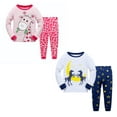 thumbnail image 1 of 100% Cotton Kids Pajama Set - 2 Pack, 1 of 7