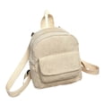 thumbnail image 3 of ibiyuan School Backpack for Large Corduroy Bookbag Lightweight Laptop Bag for Women Casual High School College, 3 of 9