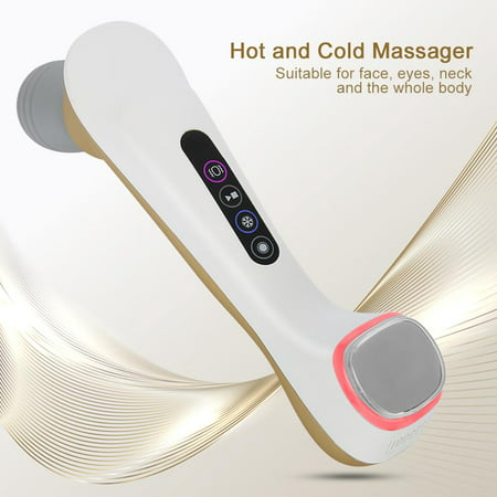 HURRISE Hot Cold Skin Rejuvenation Photon Facial Care Device Handheld Vibration Face Body Massager, Anti Aging Machine,  Hot Cold (Best Hot Lather Machine)