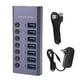 thumbnail image 2 of Estación de Acoplamiento de EE. UU., Hub USB 3.0 7 Hub de EE. UU. Adaptador de Hub de EE. UU. Diseñado para durar, 2 of 8