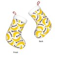 thumbnail image 3 of Balery Banana Fruit Pattern Christmas Stockings with Initials, 18" Large Knit Christmas Stocking,Xmas Stocking for Kids, Holiday and Family Stocking, 3 of 7
