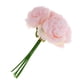 thumbnail image 1 of 1 manojo 5 piezas peonía simulación flores ramo hogar boda decoración Rosa claro, 1 of 7