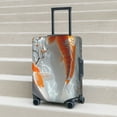 thumbnail image 6 of Gukieu Koi Fish Water Print Suitcase Protective Cover, Elastic Zipper Buckle Suitcase Protective Cover, Suitable for Travel, Business Trip-X-Large, 6 of 7