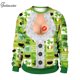 thumbnail image 4 of Sudadera con estampado del Día de San Patricio para hombre, jersey de chándal de gran tamaño con estampado de Calavera, ropa de calle con cuello redondo, 4 of 4