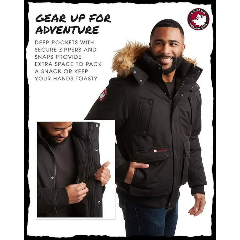 Parka coat with big fur hood sales