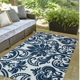 thumbnail image 3 of 3' x 5' Simply Daisy Alexys French Country Chenille Area Rug, Blue, 3 of 4