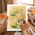 thumbnail image 3 of Gardjoe Framed Sunflower Pearl Painting Kit with 12x17cm Canvas for DIY Floral Art Decor, 5D Diamond Craft Set for Adults, Beginner-Friendly Home Accent, 3 of 5
