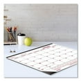 thumbnail image 2 of "Monthly Desk Pad Calendar, 22 x 17, White/Burgundy Sheets, Black Binding, Black Corners, 12-Month (Jan to Dec): 2023 | Bundle of 10 Each", 2 of 3