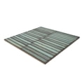 thumbnail image 6 of The Tile Life Castilla 6" x 6" Emerald Ribbed Glossy Ceramic Finger Tile Sample, 1 Piece, 6 of 9