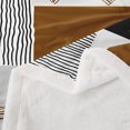 thumbnail image 3 of Erosebridal Geometry Lines Throw Blanket for Couch 30x40,Patchwork Rectangle Plush Blanket,Stripe Bedroom Decor, 3 of 6