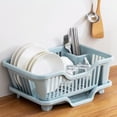 High Capacity Bowls Rack with Detachable Water Tray Strong Plastic ...