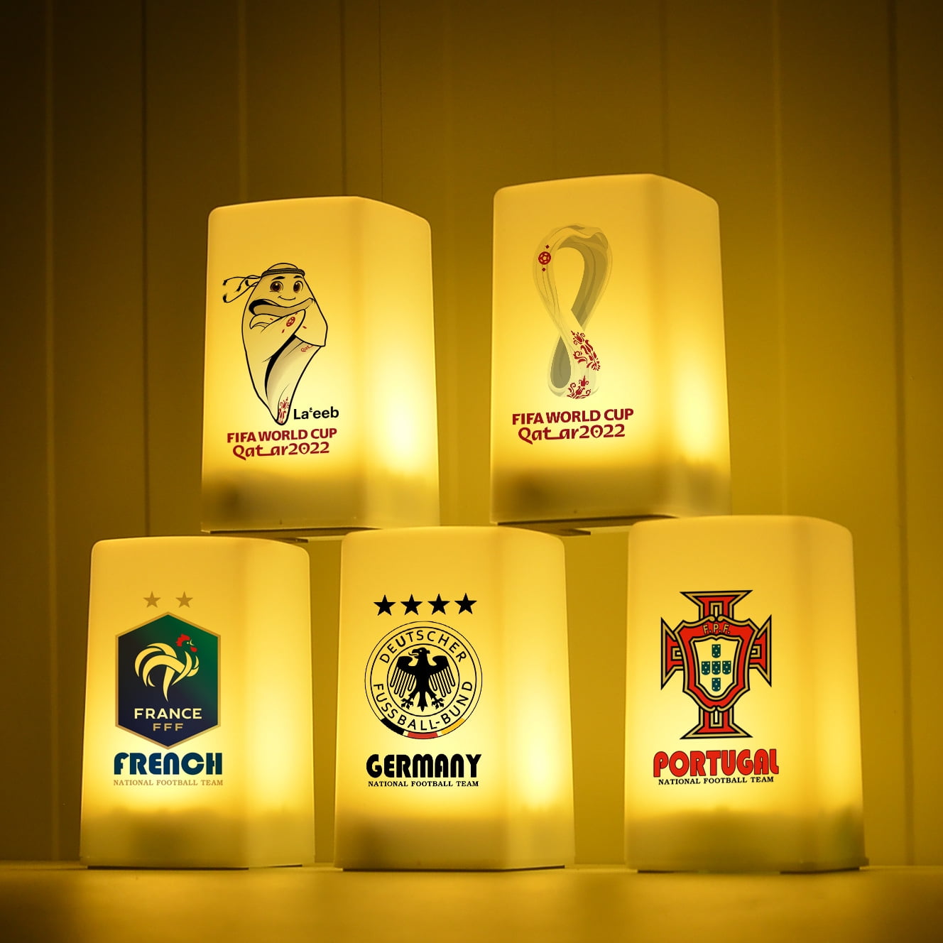 2022 Qatar FIFA World Cup Official Mascot La'eeb 3D PVC Sculpture