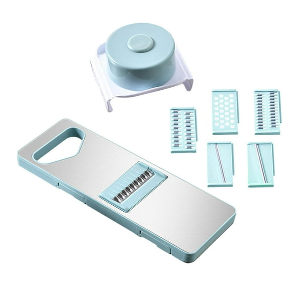 Fruit & , Onion Ginger Chopper, Mandolin Potato Slicer, Kitchen 6 Blue