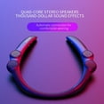 thumbnail image 6 of Bluetooth Compatible Speaker Hang Neck Wireless 9d Stereo Bass Portable Wearable Player 85g Weight Light 4 Speakers For Sports - Speakers, 6 of 6