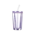 thumbnail image 2 of Fankiway Five-pointed Star Glass Color Gradient Cup Cold Drink Cup With Lid Coffee Cup Drinking Cup, 2 of 8