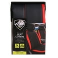 AutoDrive Low Back and Red 2PC Seat Cover