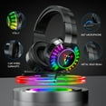 thumbnail image 3 of Fanshiluo 7.1 Surround Sound Bluetooth Gaming Headphones - RGB PC Headset with Microphone, Noise Cancelling, Suitable Headset For Ps5, Pc, Ps4, Mac, Switch, 3 of 9