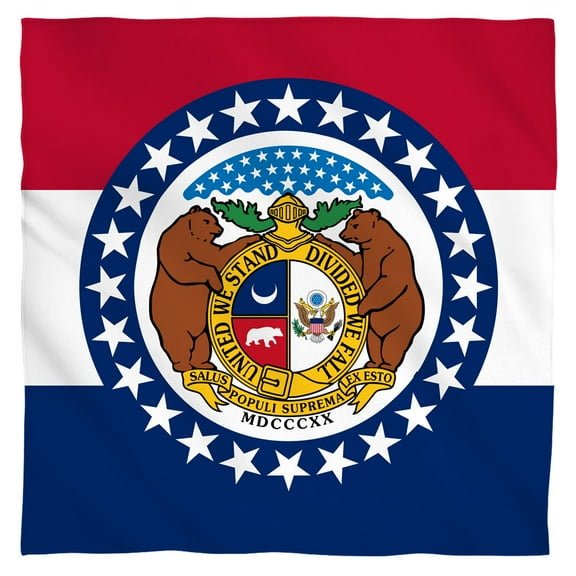 - Missouri Flag - Bandana - 22" x 22"