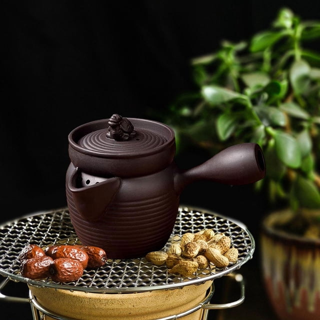Tetera de Cerámica Infusor de Té Macarena Negro