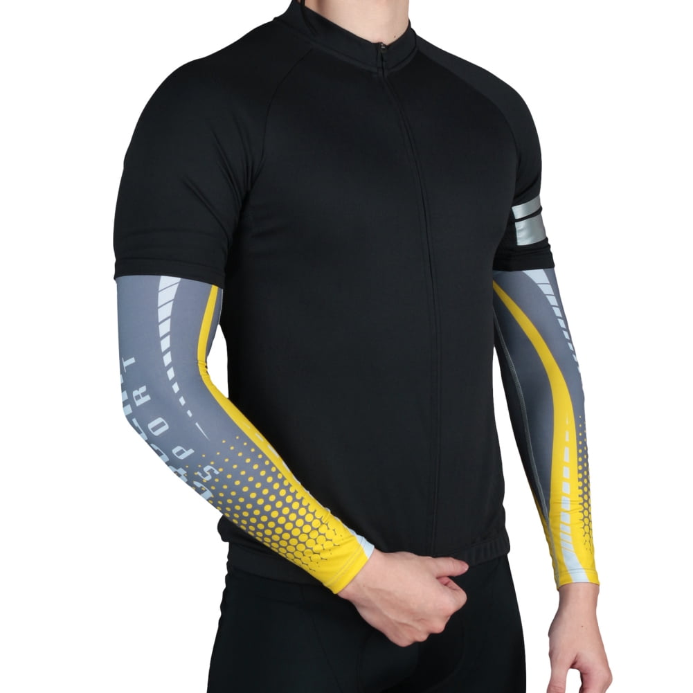 1 Pair Cooling Arm Sleeves for Men & Women, UV Protective UPF 50 Tattoo Cover Up Adult Children Polyester Sunshade Hand Elbow Protection Cover Summer Cycling Sportswear Accessories Outdoor