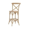 thumbnail image 4 of Home Square 2-Piece Furniture 30" Wood Bar Stool Set in Gray Wash, 4 of 10