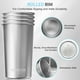 thumbnail image 2 of Vasos de acero inoxidable MUMIGUAN 600 ml (paquete de 4) sin BPA, 2 of 6