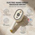 thumbnail image 4 of Sakerplus Hair Brush With Water Spray Electric Spray Air Cushion Massage Comb, Liquid Spraying Hair Brush with Air Cushion Teeth for Wet Dry Hair Styling and Daily Grooming (1, Beige), 4 of 32