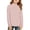 18# Pink, variant on Girls Long Sleeve Shirts Kids Turtleneck Solid Color Turtle Neck Basic Warm T-Shirt,Black 7-8 Years