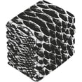 thumbnail image 2 of Coolnut 4 PCS Black Snakeskin Texture Pattern Washcloths, 12 X 12 Inches Cotton Wash Cloths, Highly Absorbent and Soft Face Towels for Bathroom,Gym,Hotel and Spa, 2 of 6