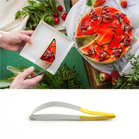 

New Cake Pie Sheet Guide Cutter Server Bread Slice Kitchen Gadget
