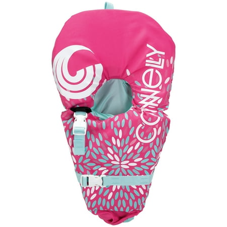 CWB Connelly Baby Safe and Soft Adjustable Infant Nylon Water Life Vest  Pink