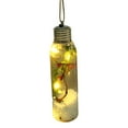thumbnail image 2 of Neinkie Christmas LED Ornaments Luminous Increase Atmosphere with Rope High Brightness Hanging Decorative Flower Transparent Christmas Tree Decorations for Christmas, 2 of 2