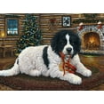 thumbnail image 2 of Tift, Jeff 32x25 Black Ornate Wood Framed with Double Matting Museum Art Print Titled - Christmas Companion, 2 of 4
