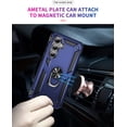 thumbnail image 3 of for Galaxy S23 FE 5G Case, Samsung S23 FE Case with HD Screen Protector, Military-Grade Metal Ring Holder Kickstand 15ft Drop Tested Shockproof Cover Case for Samsung Galaxy S23 FE Blue, 3 of 6