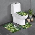 thumbnail image 1 of Hulk Juego de 3 alfombras de baño de coral fleece: tapete de baño + alfombra de inodoro en forma de U + funda de tapa de inodoro en forma de O, 1 of 6