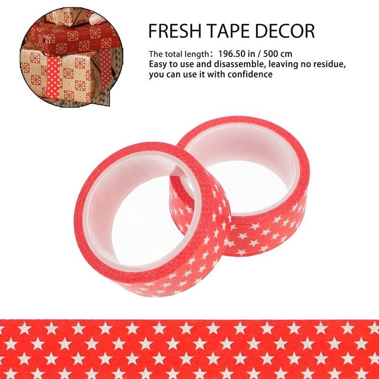 HOMEMAXS 6 Rolls Decorative Washi Tape Decorative Scrapbook Tapes DIY Washi  Tapes