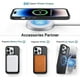 thumbnail image 3 of Entronix Funda Resistente y Magnética Compatible con iPhone 14 Pro: Protección Mate a Prueba de Golpes con Bordes Reforzados, Color Negro, 3 of 7