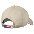 thumbnail image 3 of Yellow Rooster Men's Americana Flag Sandwich Cotton Cap Oyster, 3 of 4