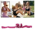 thumbnail image 2 of Unique Bargains 1 Pc Durable Yoga Mat Straps for Stretching 58.66"x1.57" Rose Red, 2 of 5