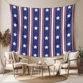 thumbnail image 2 of 4th of July Tapestry for Bedroom Wall Hanging Tapestry,Independence Day Blue White Red Stripes Country Star Ceiling Backdrop Tapestries Poster Blanket Wall Decor for Teens Room Living Room 39" x 59", 2 of 8