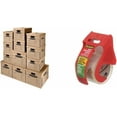 thumbnail image 1 of SmoothMove Classic Moving Kit Boxes TapeAssembly Easy Carry Handles Small Medium (), 1 of 7