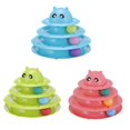 thumbnail image 3 of kusrkot Three Layers Pet Cat Toys Turntable Intelligence Ball Tray Blue, 3 of 9