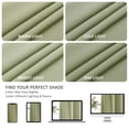 thumbnail image 5 of Chyhomenyc Sage Green Blackout Curtains 84 Inches Long, Thermal Insulated Energy Saving Solid Soft Privacy Rod Pocket Window Curtains for Living Room Bedroom, Each 40Wx84L Inch, 2 Panels, 5 of 8